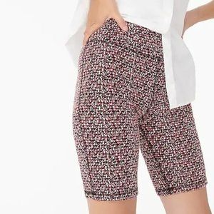 J. Crew jacquard bike shorts